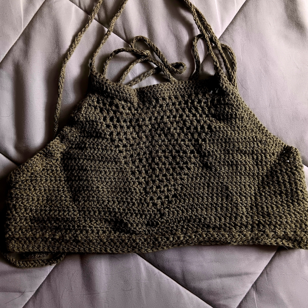 Handmade Crochet Halter Top